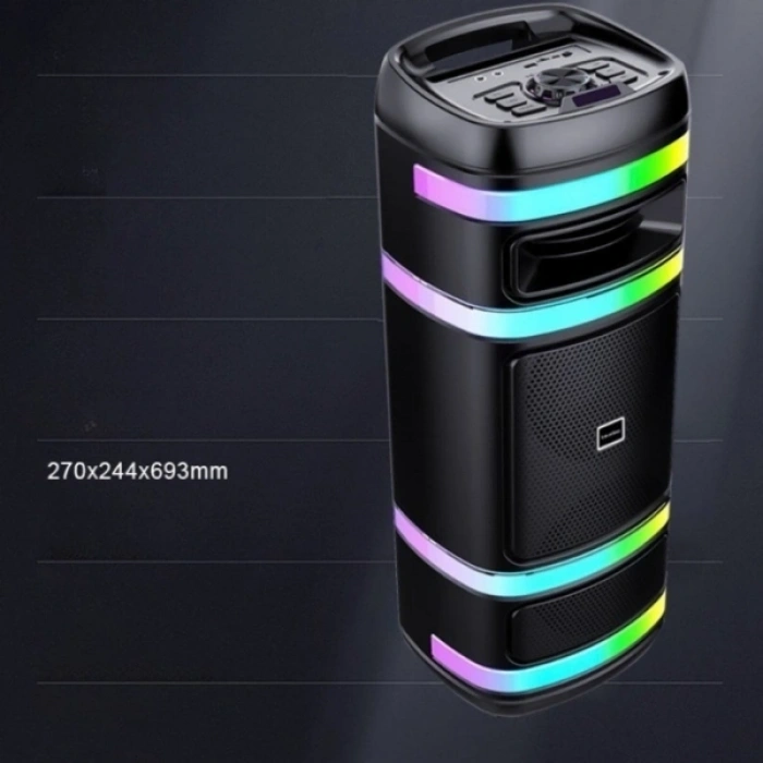 Kablosuz Mikrofonlu Hoparlör - Party Box Speaker