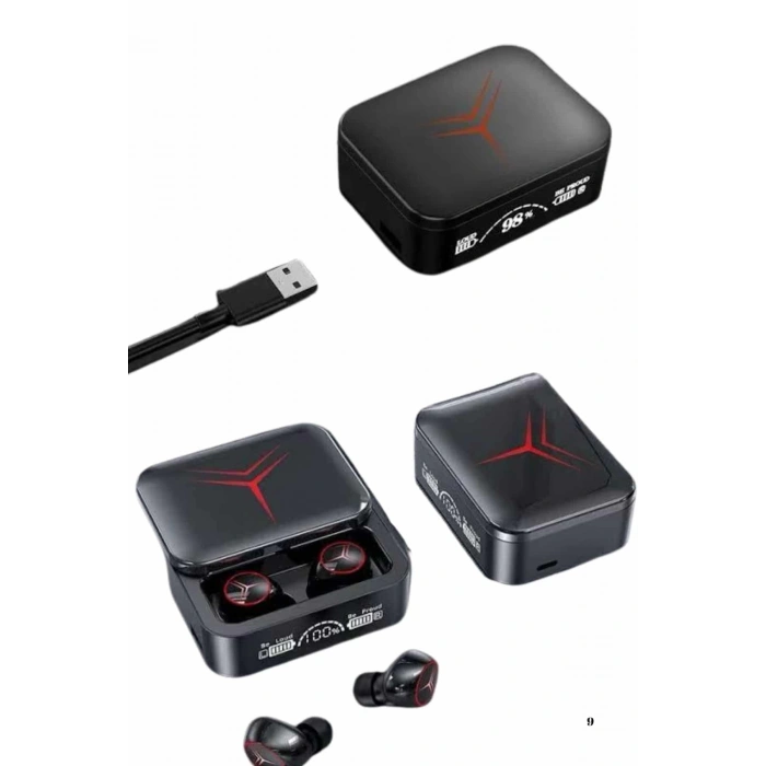 Kablosuz Şarj Göstergeli Powerbank Özellikli Bluetooth Kulaklık Çağrı Cevaplayabilen