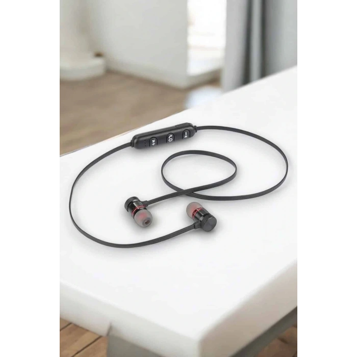 Kablosuz Sport Mıknatıslı Mikrofonlu Kulak İçi Kulaklık