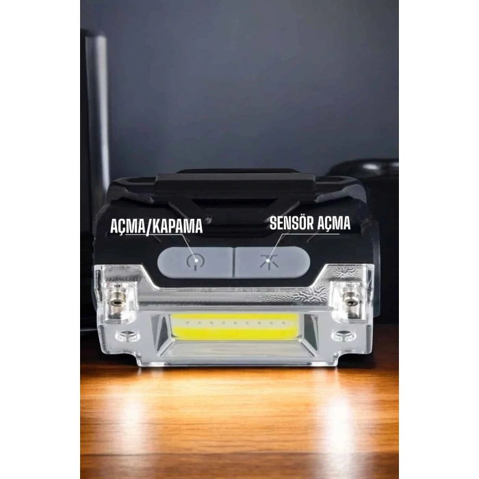 Kafa Lambası Kamp Feneri Balıkçı Feneri Başlıklı Suya Dayanıklı