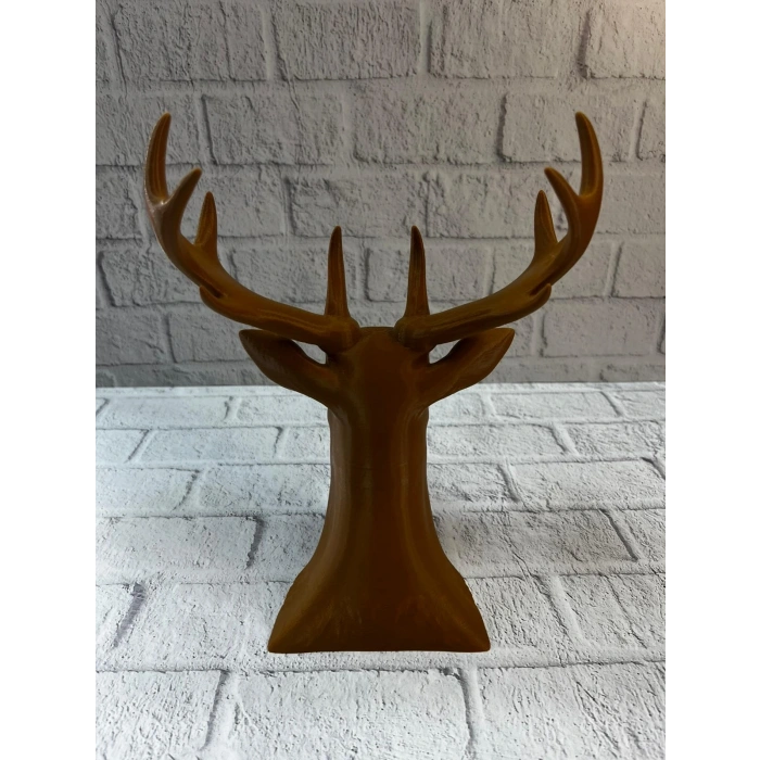 Kahverengi Geyik Biblo 23 cm Dekoratif Şık Tasarım