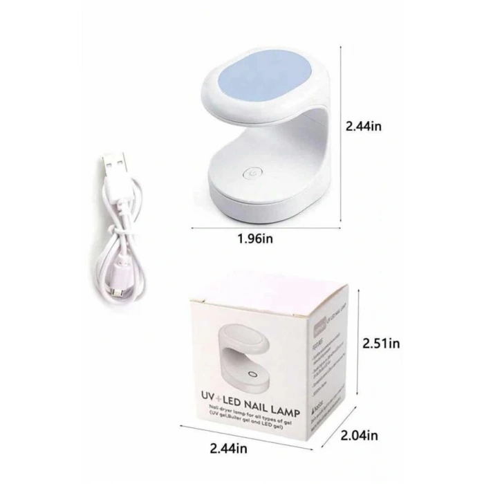 Kalıcı Oje Kurutucu UV Led Teknolojisi Taşınabilir Mini Tırnak Kurutucu