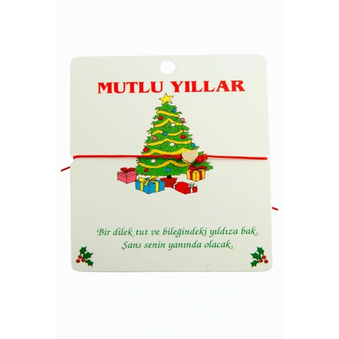 Kalp Yılbaşı Bilekliği