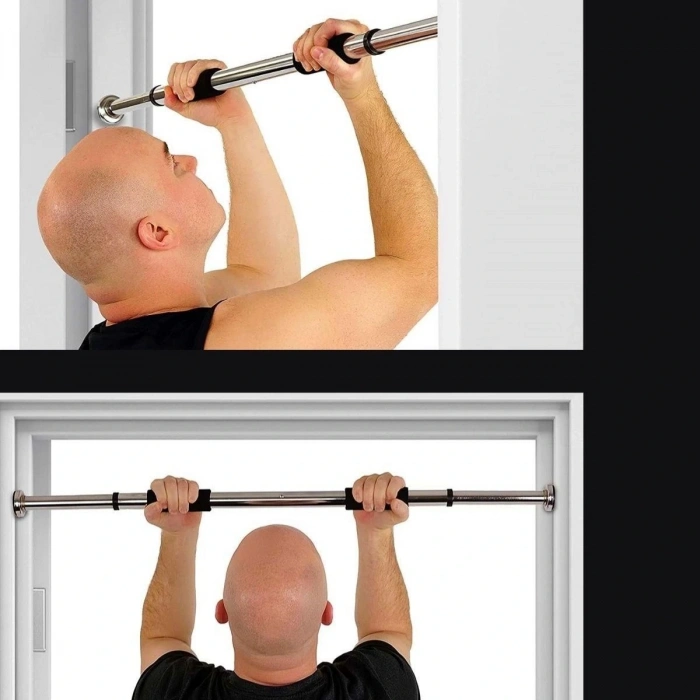 Kapı veya Koridora Takılıp Ayarlanabilen Demiri Barfiks Aleti Kapı Barfiksi (5047)