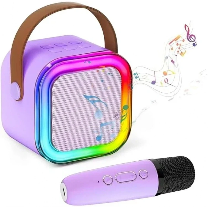 Karaoke Mikrofon Hoparlör Seti Mini (5047)