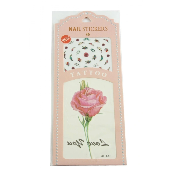 Karışık Tattoo Dövme Sticker 1 Adet