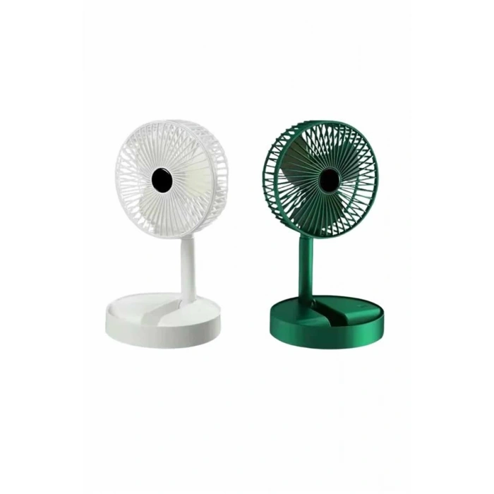 Katlanabilir Teleskopik Şarjlı Fan Masaüstü Soğutucu Vantilatör