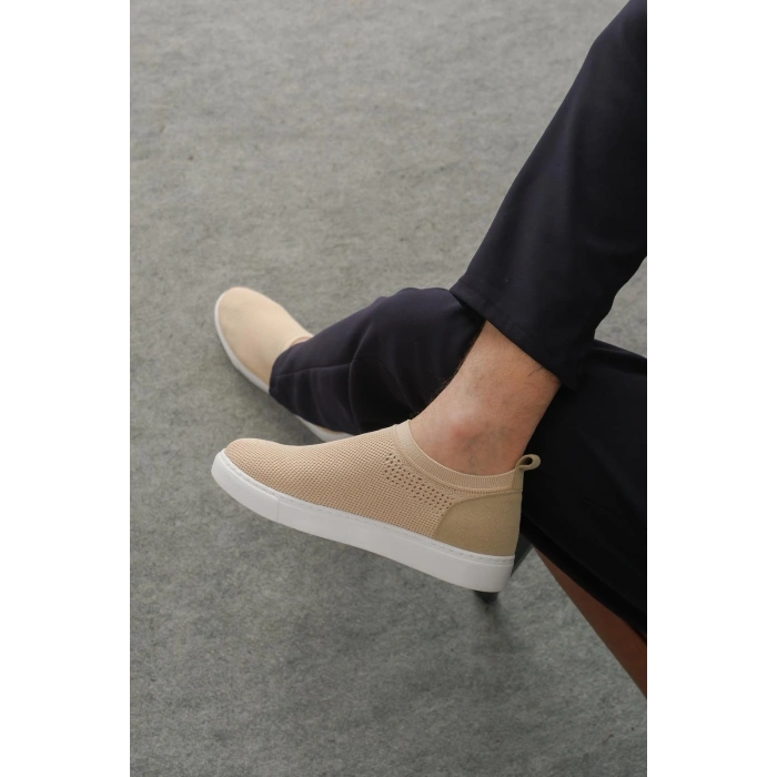 KB-106 Kuback Bej Triko Günlük Erkek Ayakkabı