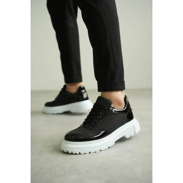 KB-X201 Kuback Siyah Rugan Paraşüt Günlük Erkek Ayakkabı