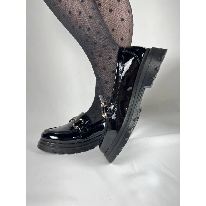 KB-ZN101 Kuback Kömür Rugan Günlük Kadın Babet