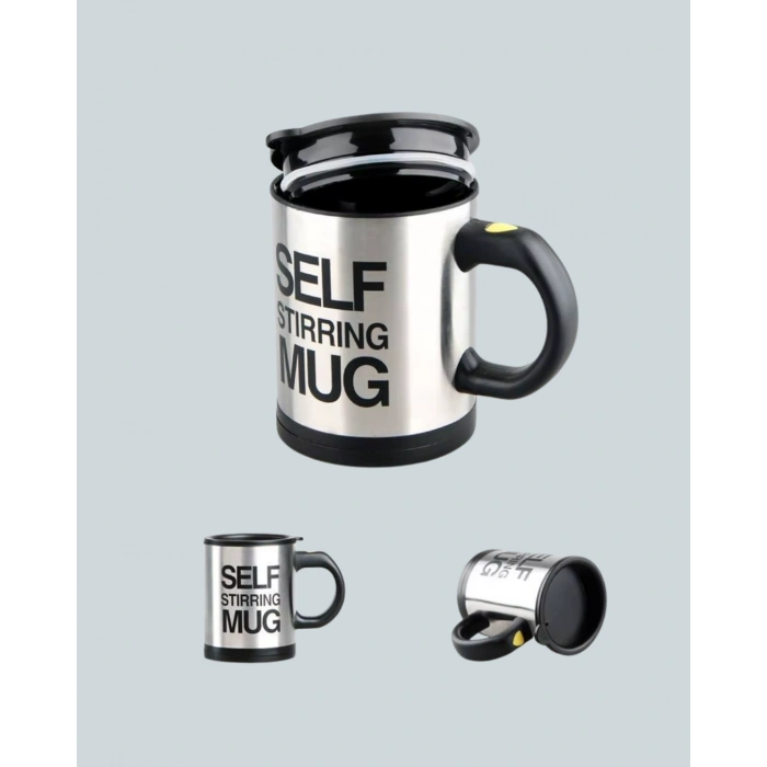 Kendi Kendini Karıştıran Termos Kupa | Güçlü Motor ve Çift Katmanlı Isı Koruma