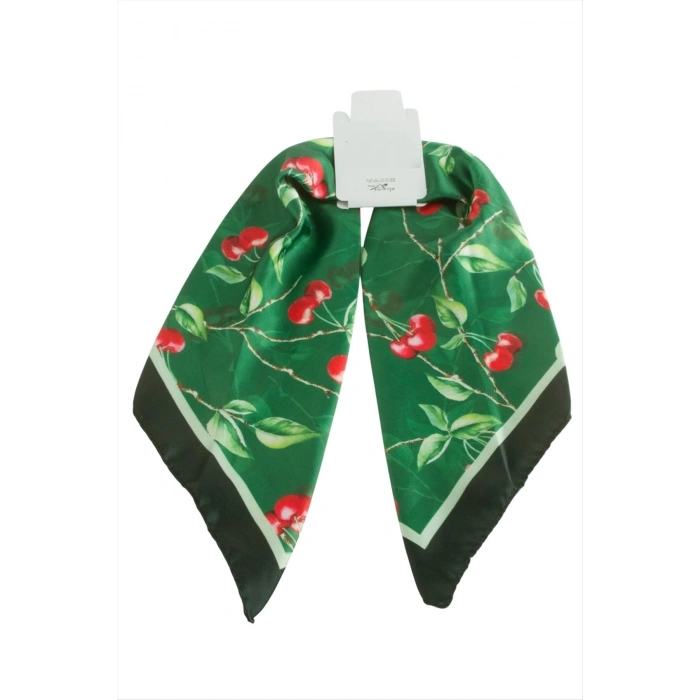 Kiraz Zr Saten Fular 50*50 cm