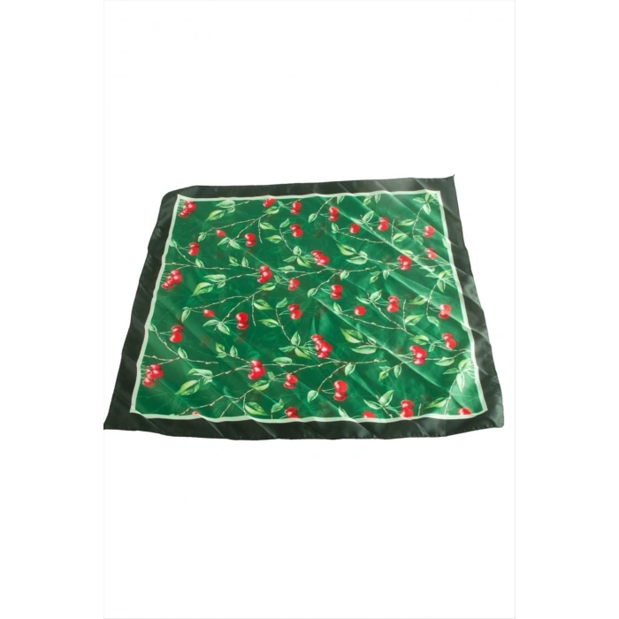 Kiraz Zr Saten Fular 50*50 cm