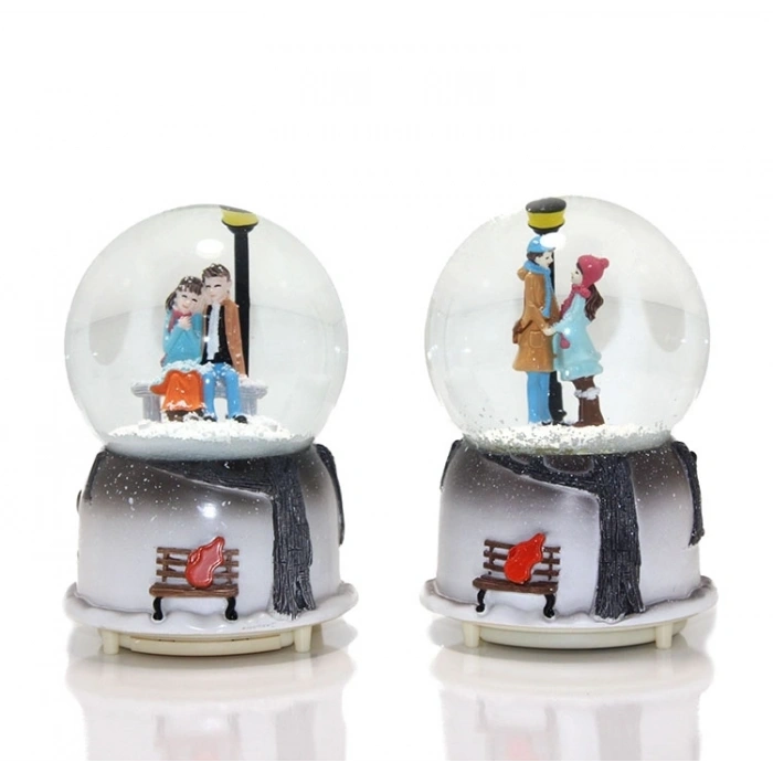 Kış Masalı Büyük Boy Kar Küresi Alk323