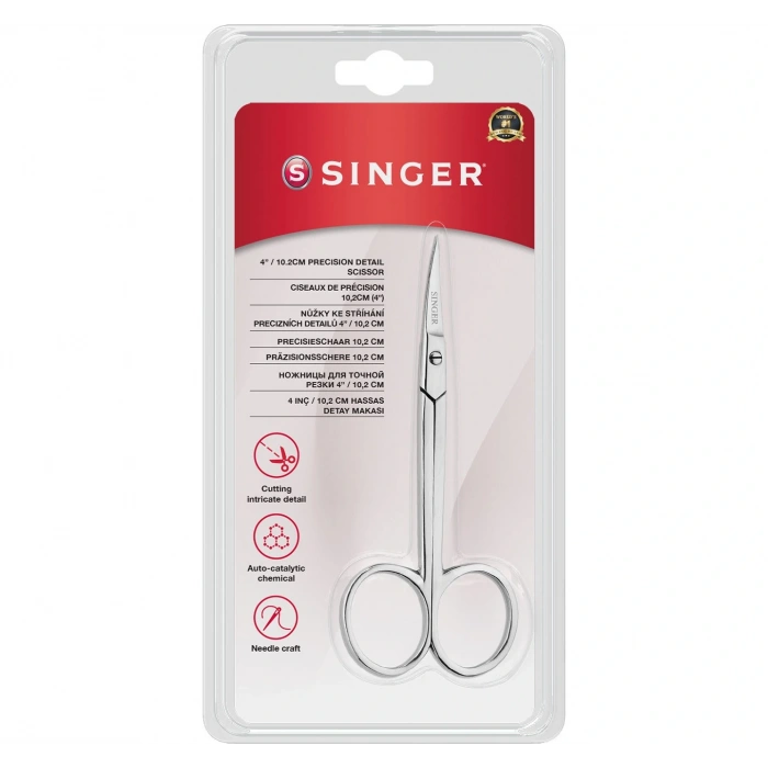 Kıvrık Uçlu Nakış Makası (4")