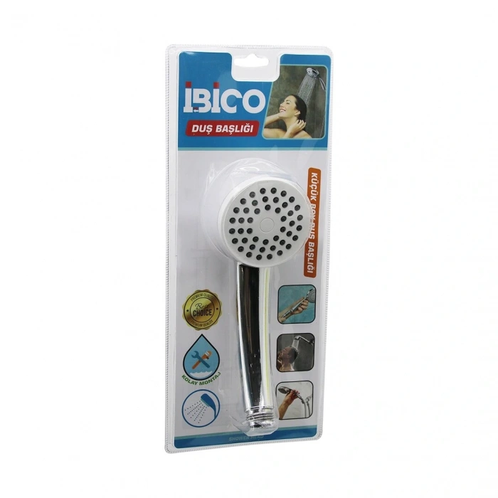 KÜÇÜK BOY YUVARLAK - BOMBELİ=6.7CM DUŞ BAŞLIK VAKUMLU KROM GÖVDE - BEYAZ ZEMİN - SİYAH İĞNE SAP:11.5CM (5047)