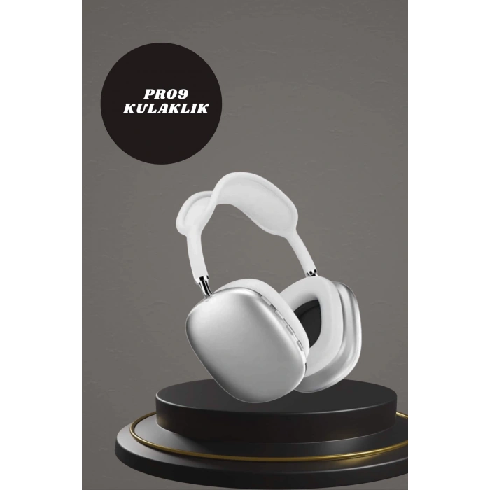 Kulak Üstü P9 Kablosuz Bluetooth Kulaklık ve 7 Kordonlu Akıllı Saat