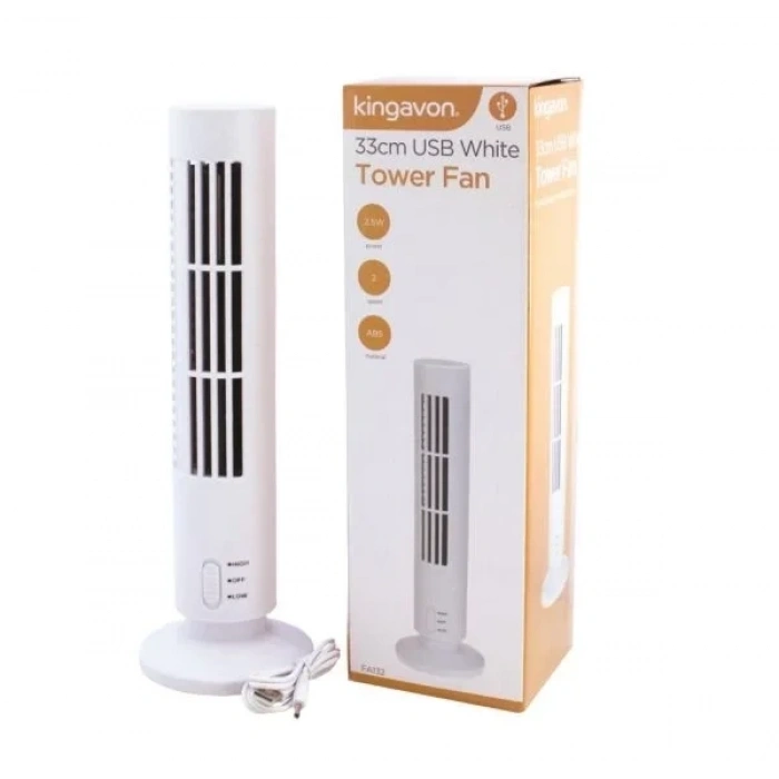 Kule Tipi USB Elektrik Fan Yapraksız Klima Fanı (5047)