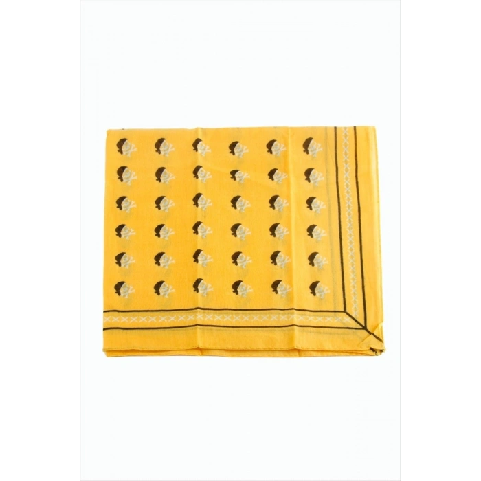 Kuru Kafa Desenli Bandana 50*50