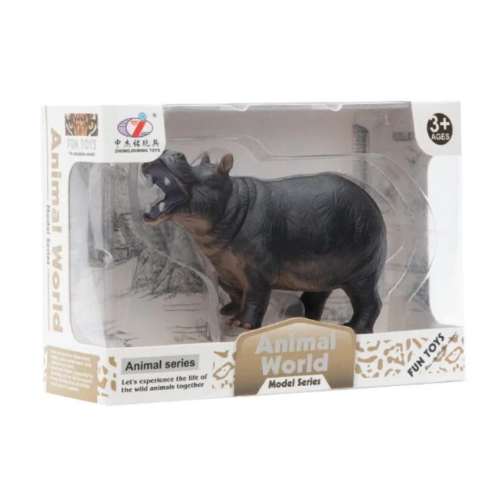 Kutulu Model Figür Hayvan Su Aygırı / Hipopotam