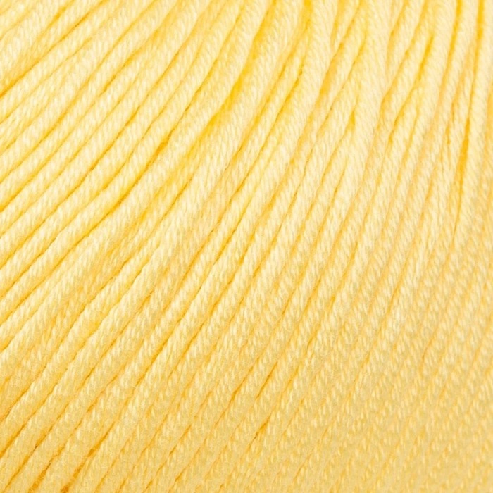 La Mia Mercerized Cotton Sarı El Örgü İpi - 177 - 33584