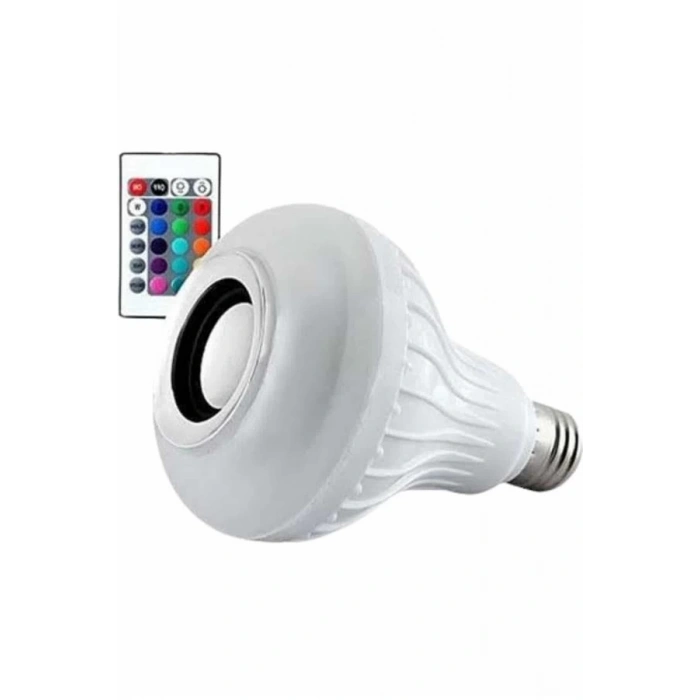 Lamba Hoparlör Ampül Görünümlü Renk Değiştirebilen Android ve İOS Uyumlu