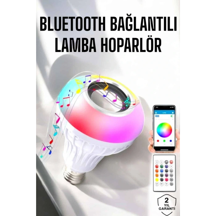 Lamba Led Hoparlör Dayanıklı ve Uzun Ömürlü Bluetooth Hoparlör