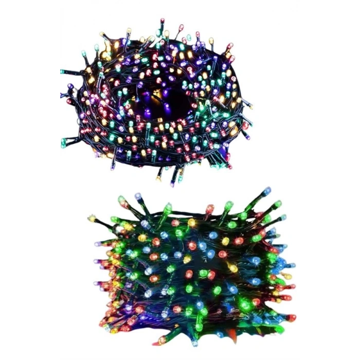 Ledli Fişli Led Dekor Lambası 5M RGB Yılbaşı Ağacı Işığı