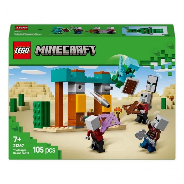 LEGO Minecraft Serseri Köylü Çöl Devriyesi 21267
