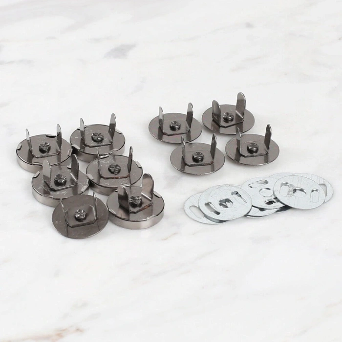 Loren Manyetik Antrasit Metal 5li Çıt Çıt