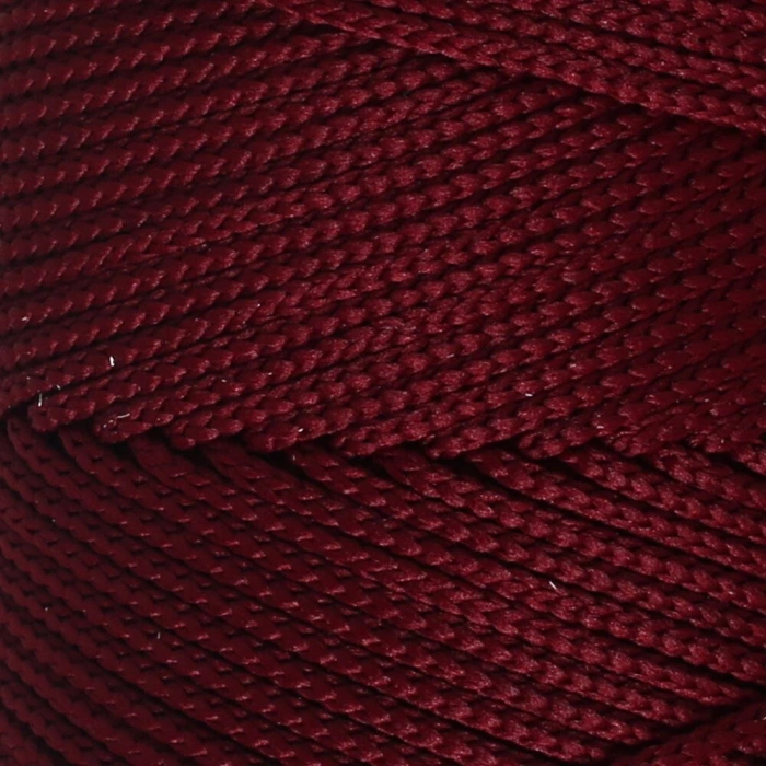 Loren Polyester Soft Macrame Bordo El Örgü İpi - LM039 - 34444