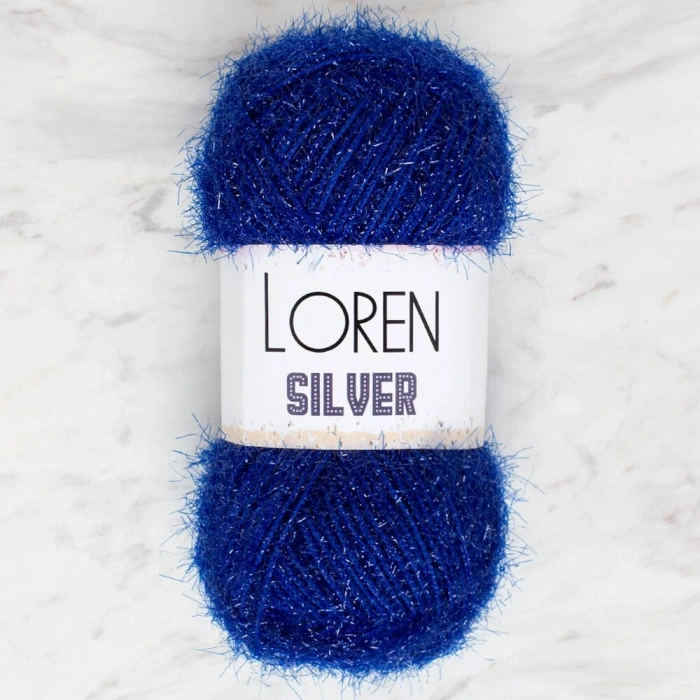 Loren Silver Saks Mavisi El Örgü İpi - RS0004 - 34092