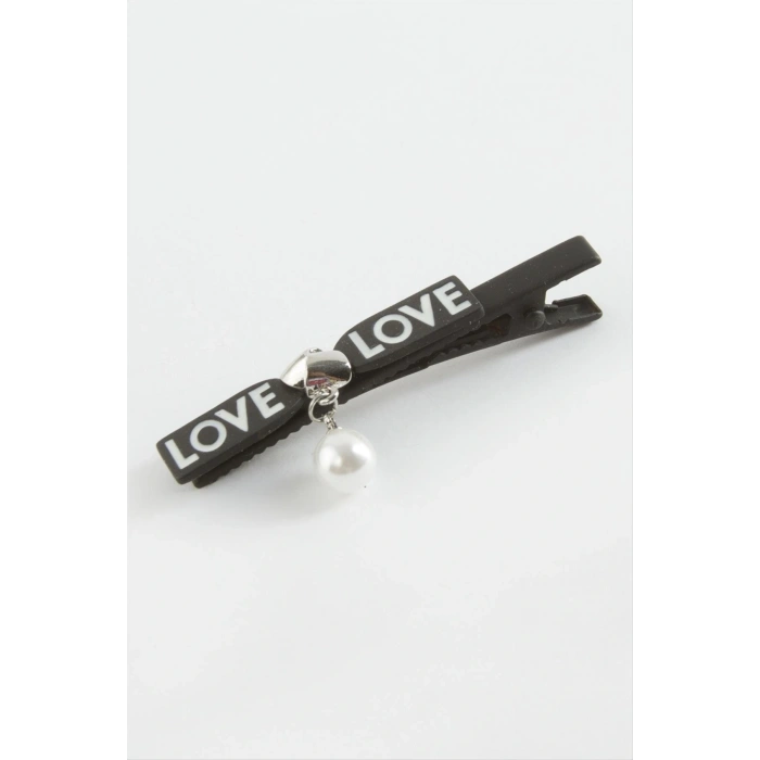 Love Yazılı İnci Pens Toka