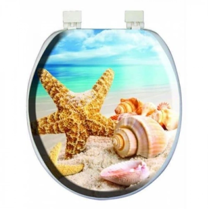 LÜKS DESENLİ YUMUŞAK KLOZET KAPAK PUF (5047)