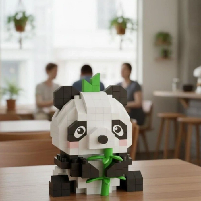 LZ-8633 LOZ PANDA 170 PARÇA BLOCK OYUNCAK-MİNİ POŞET