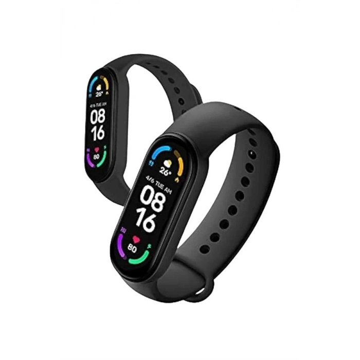 M6 Akıllı Bileklik Siyah Adımsayar Spor Takibi Android ve İOS Uyumlu