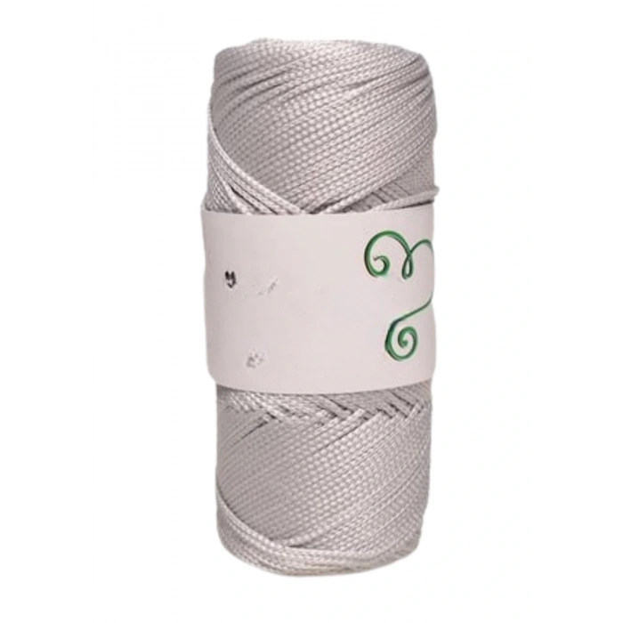 Makrome İpi 3mm Polyester Gri
