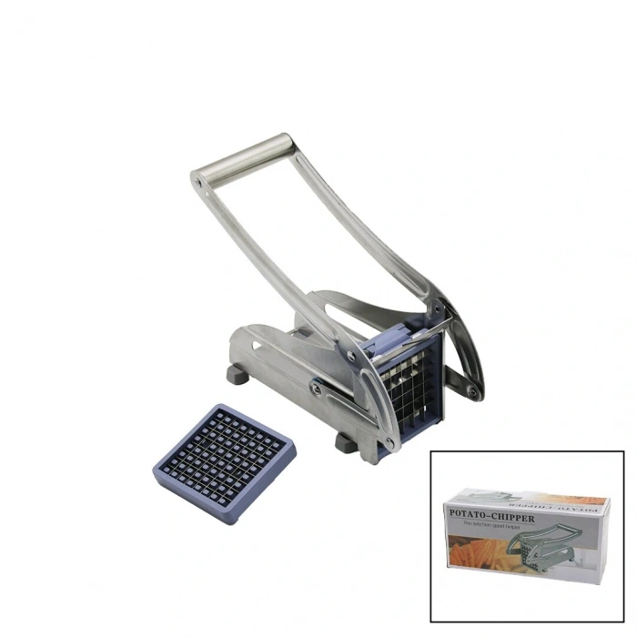 MANUEL PATATES - SEBZE DİLİMLEME MAKİNESİ  KOMPLE METAL ÜSTTEN KOLLU (5047)