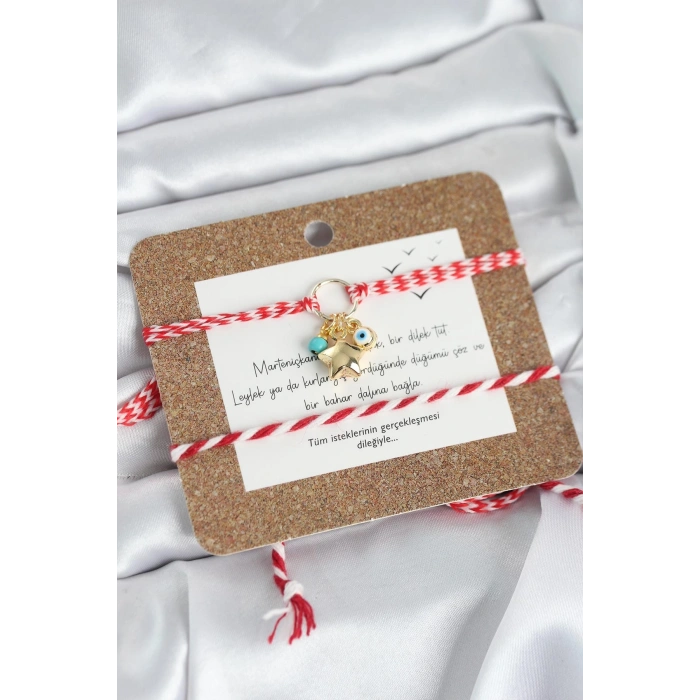 Marteniçka Bileklik 2li Nazar ve Yıldız Model