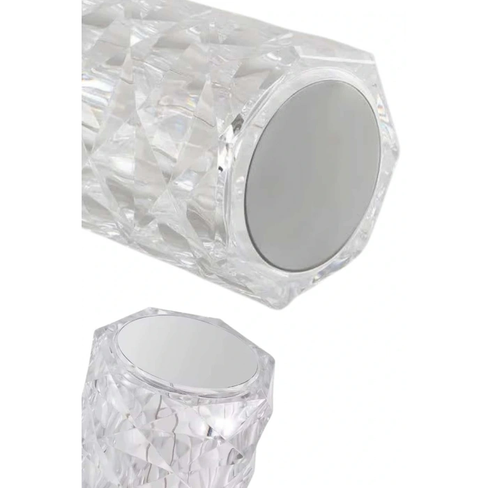 Masa ve Gece Lambası Şık ve Dayanıklı Sensörlü Şarjlı Kristal Lamba