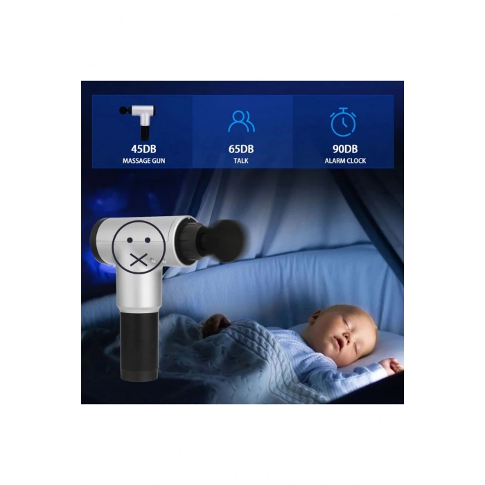 Masaj Aleti Kademeli 2000mah Batarya Derin Doku Kas Masaj Tabancası 4 Başlıklı RENK SEÇİLEMEZ