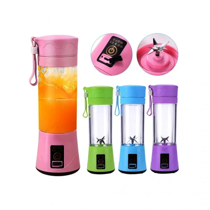 MATARA MODELİ TAŞINABİLİR USB ŞARJLI BLENDER 380ML. (5047)