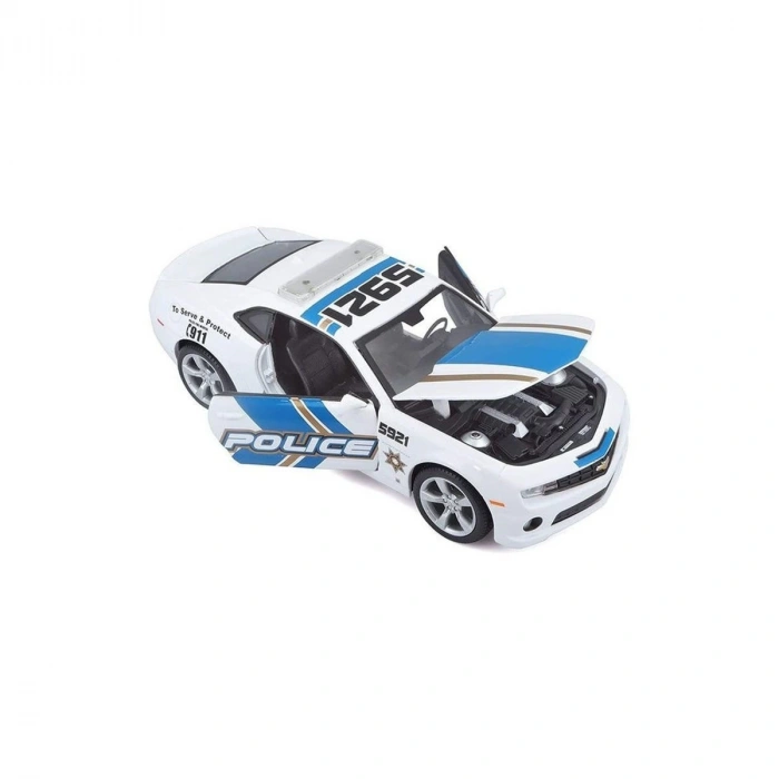 MAY32108 Maisto 1:24 2010 Model Chevrolet Camaro SS RS Police Model Araba
