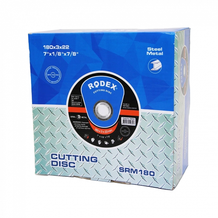 METAL KESİCİ DİSK 180X3X22MM FOR METAL (5047)