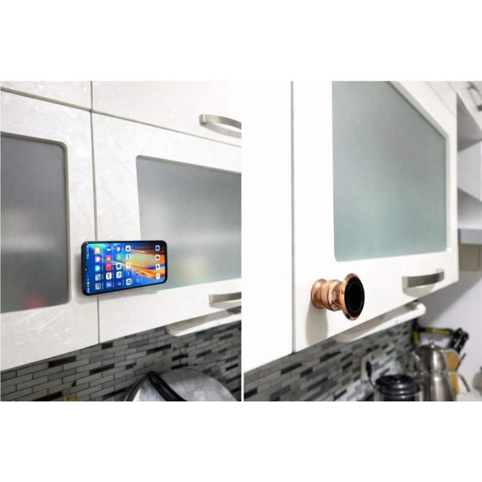 Metal Telefon Tutucu Torpidoya Yapışan Mıknatıslı