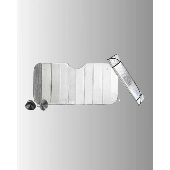 Metalize Reflektörlü Katlanabilir Araç Güneşliği – Yüksek Performanslı Isı ve UV Koruması