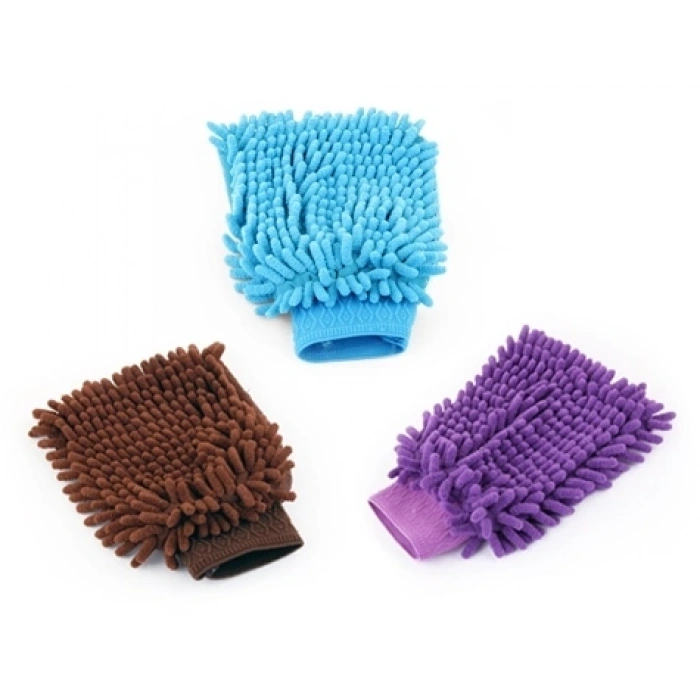 Mikrofiber Temizlik Eldiveni - Araç Yı Eldiveni Oto Yı Temizleme Cila Eldiveni