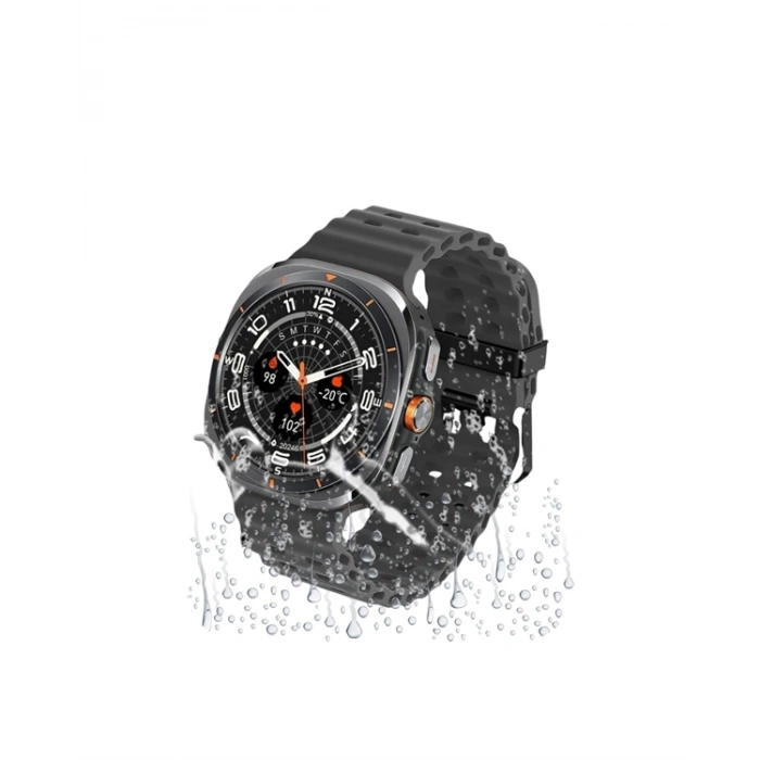 Mikrofon ve Hoparlörlü Akıllı Saat | Takvim, Titreşim, Kronometre Özellikli