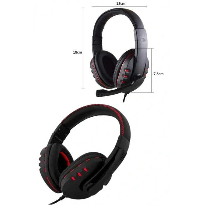 Mikrofonlu Gamer Kulaklık Oyuncu Kulaklığı Yüksek Ses Kaliteli Stereo Yumuşak Yastıklar