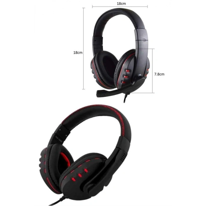 Mikrofonlu  Kulaklık Oyuncu Kulaklığı Yüksek Ses Kaliteli Stereo Yumuşak Yastıklar